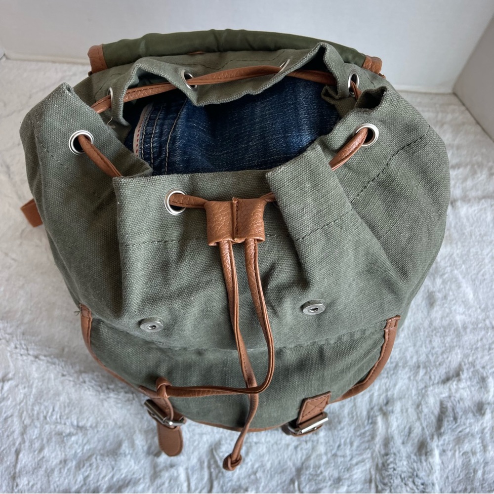 CANVAS MILITARY RUCKSACK Small Back Pack - Picture 6 of 14